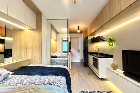 Sala/Quarto de kitnet/studio para alugar com 1 quarto, 25m² em Vila Clementino, São Paulo