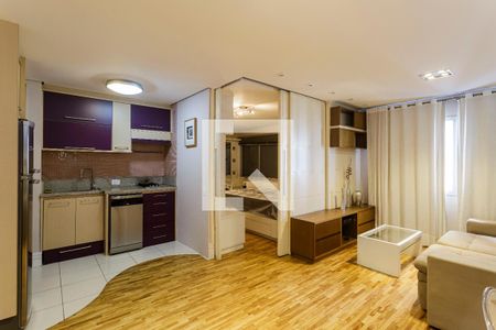 Sala de kitnet/studio para alugar com 1 quarto, 44m² em Itaim Bibi, São Paulo