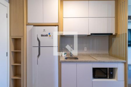 Cozinha de kitnet/studio para alugar com 1 quarto, 25m² em Perdizes, São Paulo
