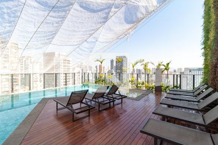 Área comum - Piscina de kitnet/studio para alugar com 1 quarto, 25m² em Perdizes, São Paulo