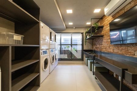 Área comum - Lavanderia de kitnet/studio para alugar com 1 quarto, 25m² em Perdizes, São Paulo