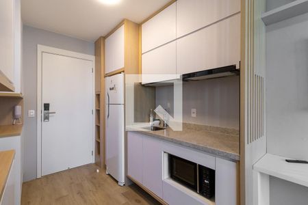 Cozinha de kitnet/studio para alugar com 1 quarto, 25m² em Perdizes, São Paulo