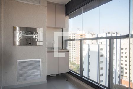 Varanda gourmet de apartamento para alugar com 1 quarto, 38m² em Vila Clementino, São Paulo