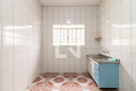Cozinha de casa para alugar com 1 quarto, 70m² em Parque Peruche, São Paulo