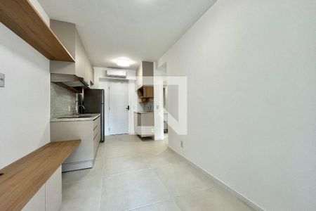Sala/cozinha de apartamento para alugar com 1 quarto, 38m² em Vila Clementino, São Paulo
