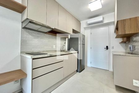 Sala/cozinha de apartamento para alugar com 1 quarto, 38m² em Vila Clementino, São Paulo
