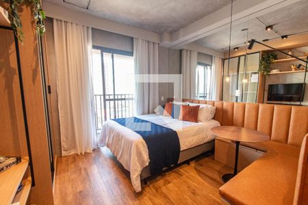 Sala/quarto de kitnet/studio para alugar com 1 quarto, 24m² em Vila Mariana, São Paulo