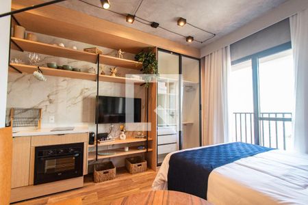 Sala/quarto de kitnet/studio para alugar com 1 quarto, 24m² em Vila Mariana, São Paulo