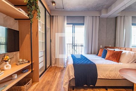 Sala/quarto de kitnet/studio para alugar com 1 quarto, 24m² em Vila Mariana, São Paulo