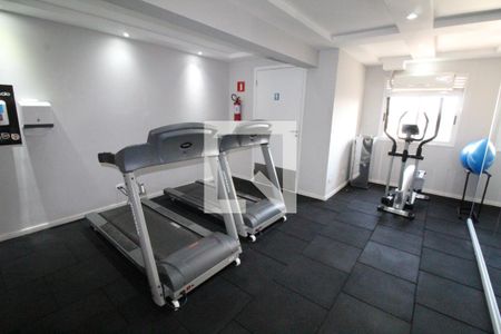 Área comum - Academia de kitnet/studio para alugar com 1 quarto, 33m² em Jardim Oswaldo Cruz, São José dos Campos