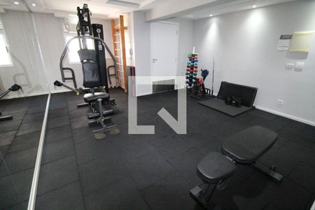 Área comum - Academia de kitnet/studio para alugar com 1 quarto, 33m² em Jardim Oswaldo Cruz, São José dos Campos