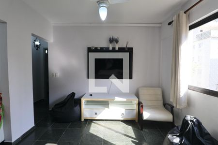 Sala de apartamento para alugar com 2 quartos, 65m² em Balneario Cidade Atlantica, Guarujá