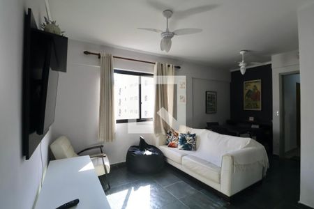 Sala de apartamento para alugar com 2 quartos, 65m² em Balneario Cidade Atlantica, Guarujá