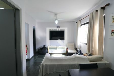 Sala de apartamento para alugar com 2 quartos, 65m² em Balneario Cidade Atlantica, Guarujá