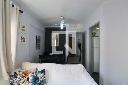 Sala de apartamento para alugar com 2 quartos, 65m² em Balneario Cidade Atlantica, Guarujá