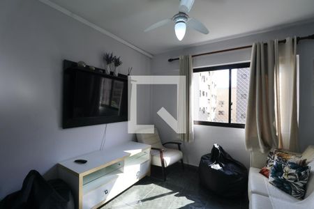 Sala de apartamento para alugar com 2 quartos, 65m² em Balneario Cidade Atlantica, Guarujá