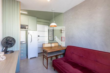 Sala de apartamento para alugar com 1 quarto, 25m² em Barra Funda, São Paulo