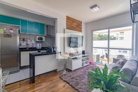 Sala de apartamento à venda com 2 quartos, 64m² em Vila Alexandria, São Paulo