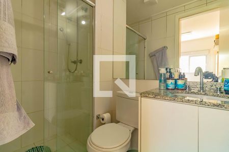 Banheiro da Suíte de apartamento à venda com 2 quartos, 64m² em Vila Alexandria, São Paulo