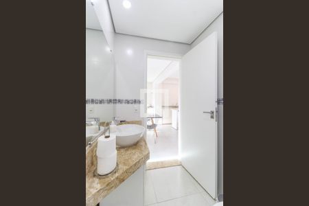 Banheiro Social de kitnet/studio para alugar com 1 quarto, 35m² em Brooklin, São Paulo