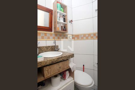 Banheiro Social de apartamento à venda com 1 quarto, 30m² em Centro Histórico, Porto Alegre