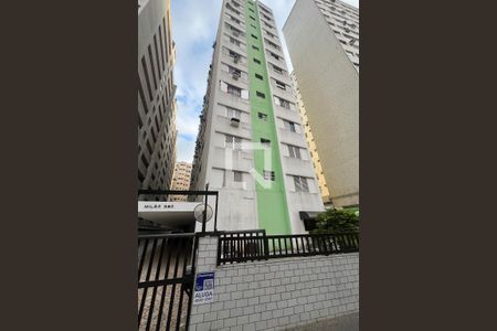 Fachada de kitnet/studio para alugar com 1 quarto, 34m² em Ponta da Praia, Santos
