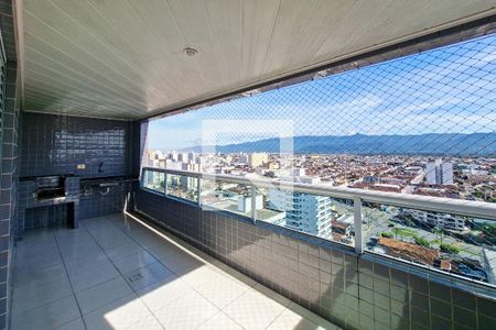 Sacada da Sala de apartamento para alugar com 3 quartos, 108m² em Cidade Ocian, Praia Grande