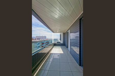 Sacada da Sala de apartamento para alugar com 3 quartos, 108m² em Cidade Ocian, Praia Grande