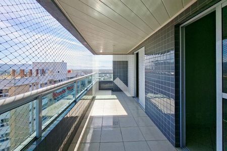 Sacada da Sala de apartamento para alugar com 3 quartos, 108m² em Cidade Ocian, Praia Grande