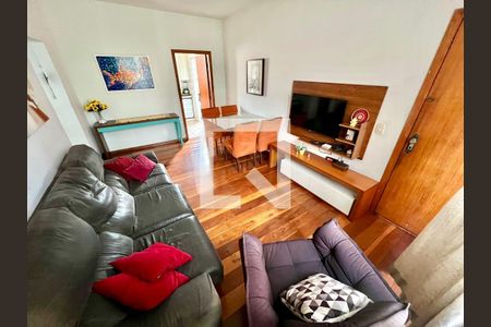 Sala de apartamento à venda com 3 quartos, 82m² em Santa Amelia, Belo Horizonte