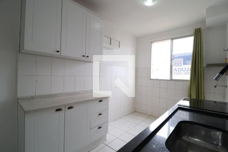 Cozinha de apartamento para alugar com 2 quartos, 42m² em Laranjeiras, Uberlândia