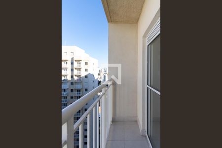 Varanda da Sala de apartamento para alugar com 1 quarto, 28m² em Parque Industrial Tomas Edson, São Paulo