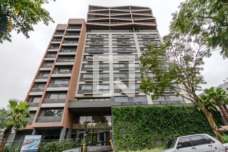 Fachada de kitnet/studio à venda com 1 quarto, 30m² em Boa Vista, Porto Alegre
