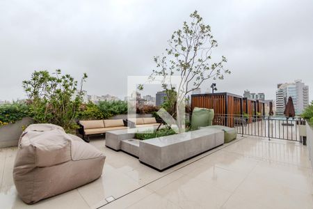 Terraço de kitnet/studio à venda com 1 quarto, 30m² em Boa Vista, Porto Alegre