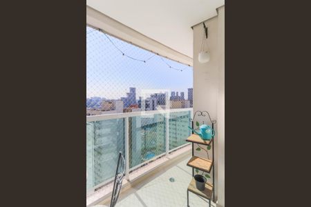 Varanda da Sala de apartamento para alugar com 2 quartos, 60m² em Santo Amaro, São Paulo