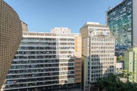 Vista de kitnet/studio para alugar com 1 quarto, 28m² em Consolação, São Paulo