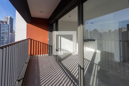 Varanda de kitnet/studio para alugar com 1 quarto, 31m² em Pompeia, São Paulo