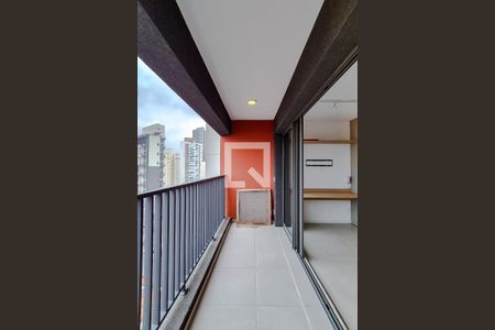 Varanda de kitnet/studio à venda com 1 quarto, 31m² em Pompeia, São Paulo