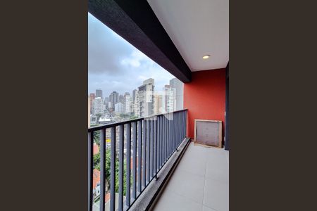 Varanda de kitnet/studio à venda com 1 quarto, 31m² em Pompeia, São Paulo
