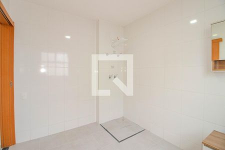Banheiro da Suíte de apartamento à venda com 1 quarto, 40m² em Morro Santana, Porto Alegre