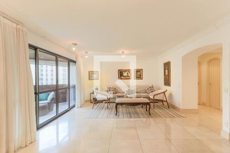 Sala de apartamento à venda com 4 quartos, 273m² em Campo Belo, São Paulo