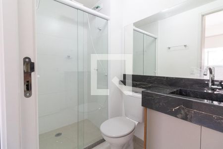 Banheiro de apartamento à venda com 1 quarto, 25m² em Vila Butantã, São Paulo