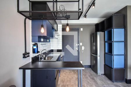 Cozinha de apartamento à venda com 1 quarto, 39m² em Panamby, São Paulo