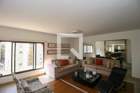 Sala de Estar de apartamento para alugar com 3 quartos, 315m² em Jardim Paulista, São Paulo