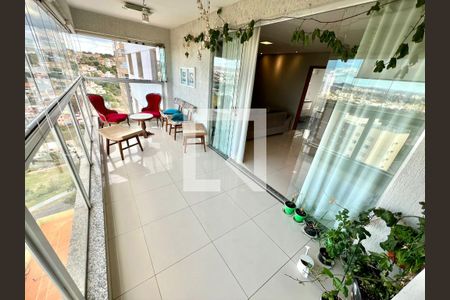 Varanda da Sala de apartamento à venda com 4 quartos, 120m² em Ouro Preto, Belo Horizonte