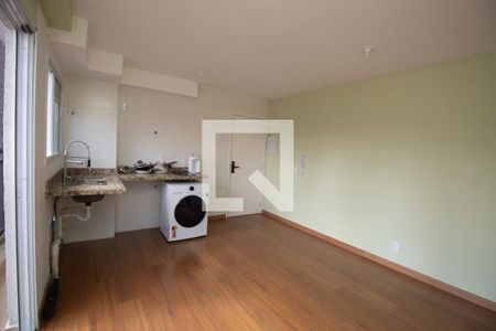 Sala / Cozinha de kitnet/studio à venda com 1 quarto, 34m² em Parada Inglesa, São Paulo