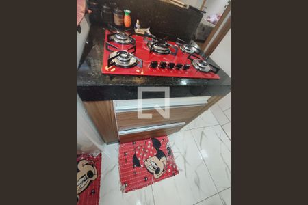 Cozinha de apartamento à venda com 2 quartos, 52m² em Sapucaia Ii, Contagem