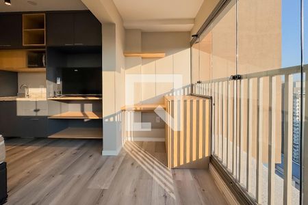 Varanda de kitnet/studio para alugar com 1 quarto, 22m² em Vila Mariana, São Paulo