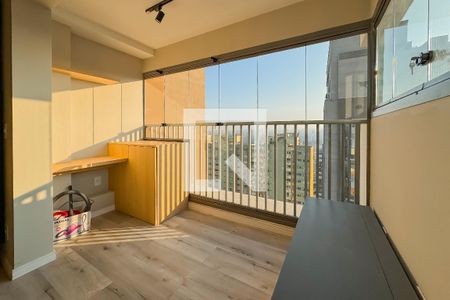 Varanda de kitnet/studio para alugar com 1 quarto, 22m² em Vila Mariana, São Paulo
