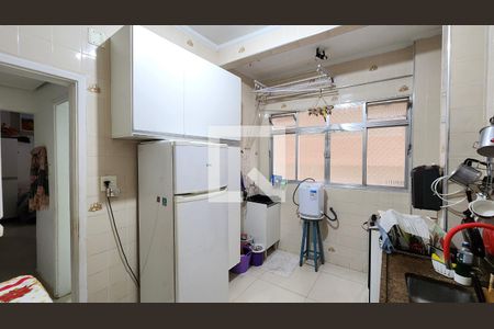 Cozinha de kitnet/studio para alugar com 1 quarto, 39m² em José Menino, Santos